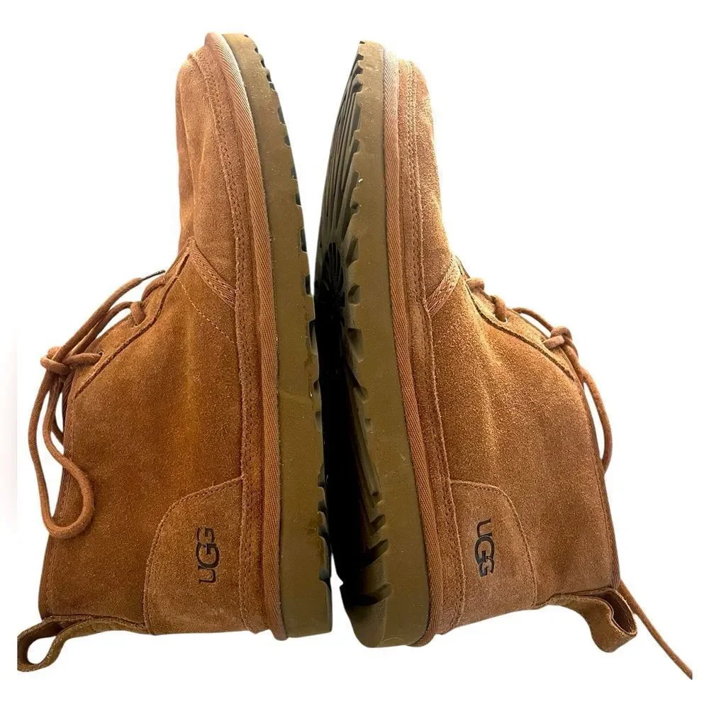 Like new UGG Neumel Chestnut Lace up ankle boots.